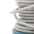 plastic nylon coated stainless steel wire ropes